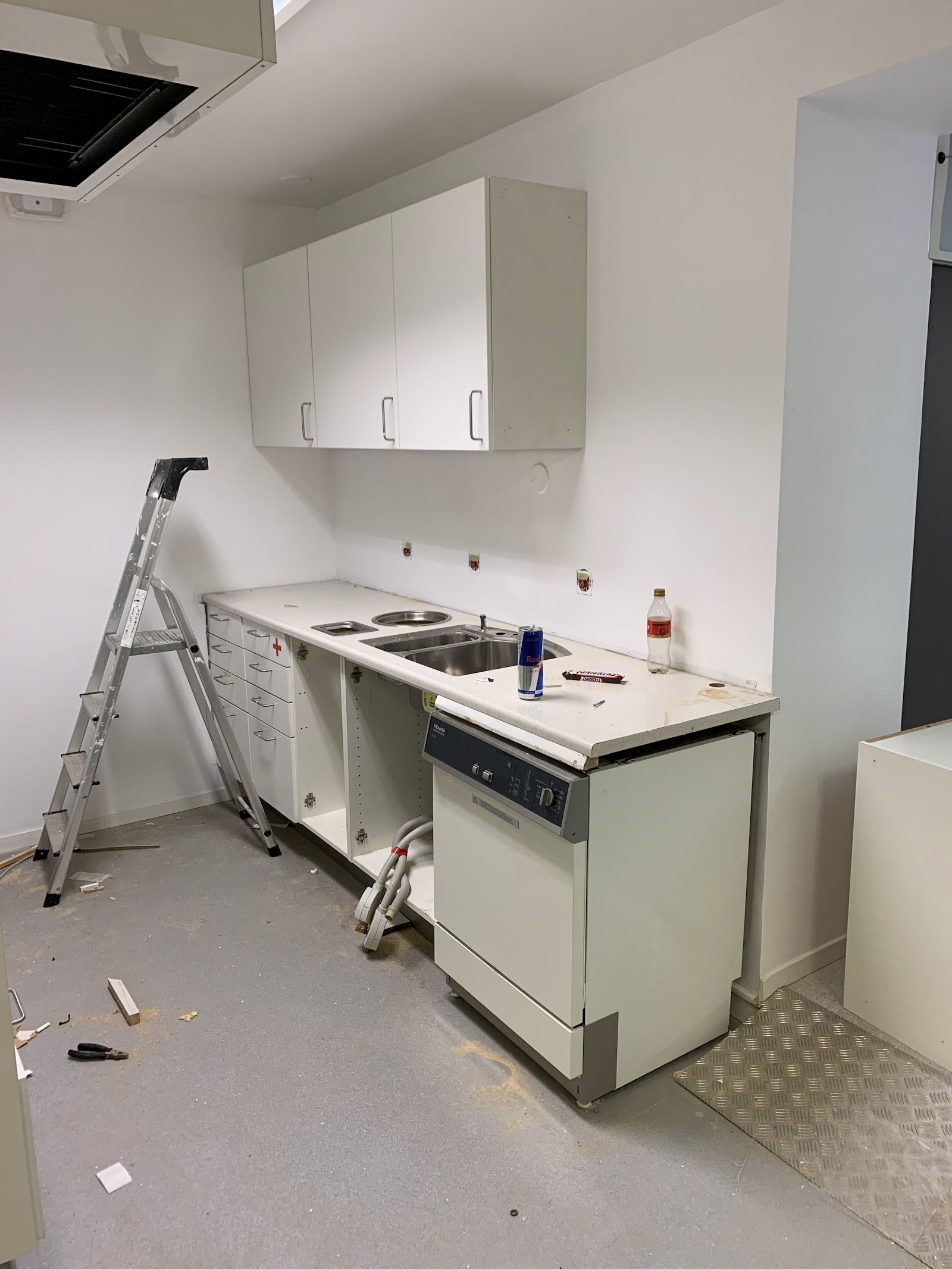 Kjøkken under rehabilitering